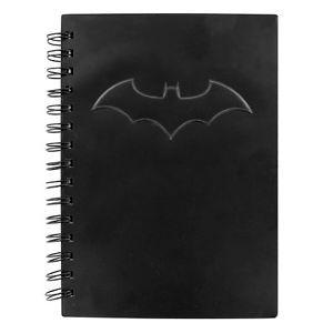 New Bat Logo - Details about Official Sleek Black Embossed Bat Logo A5 Hard Back Notebook  - Stationary DC New
