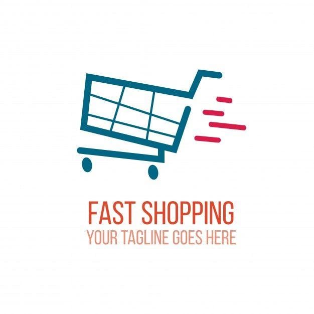 Shopping Logo - Fast shopping logo Vector | Free Download