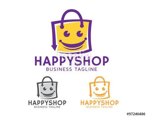 Shopping Logo - Happy Shopping Logo