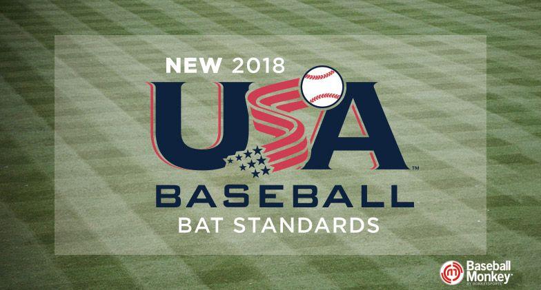 New Bat Logo - New 2018 USA Baseball Bat Standards – BaseballMonkey Blog