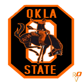 Oklahoma State University Logo - Bucking horse. ride 'em cowboys oklahoma state university