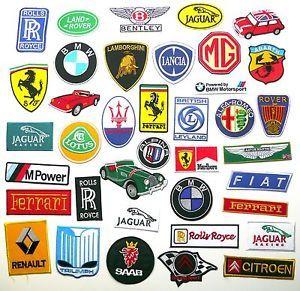 European Car Brand Logo - TOP EUROPEAN CAR BRAND PATCHES Marque Patch Only £1. UK
