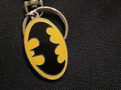 New Bat Logo - BATMAN PEWTER COLOR Keychain Key Chain Keyring New BAT SIGNAL LOGO DC COMICS