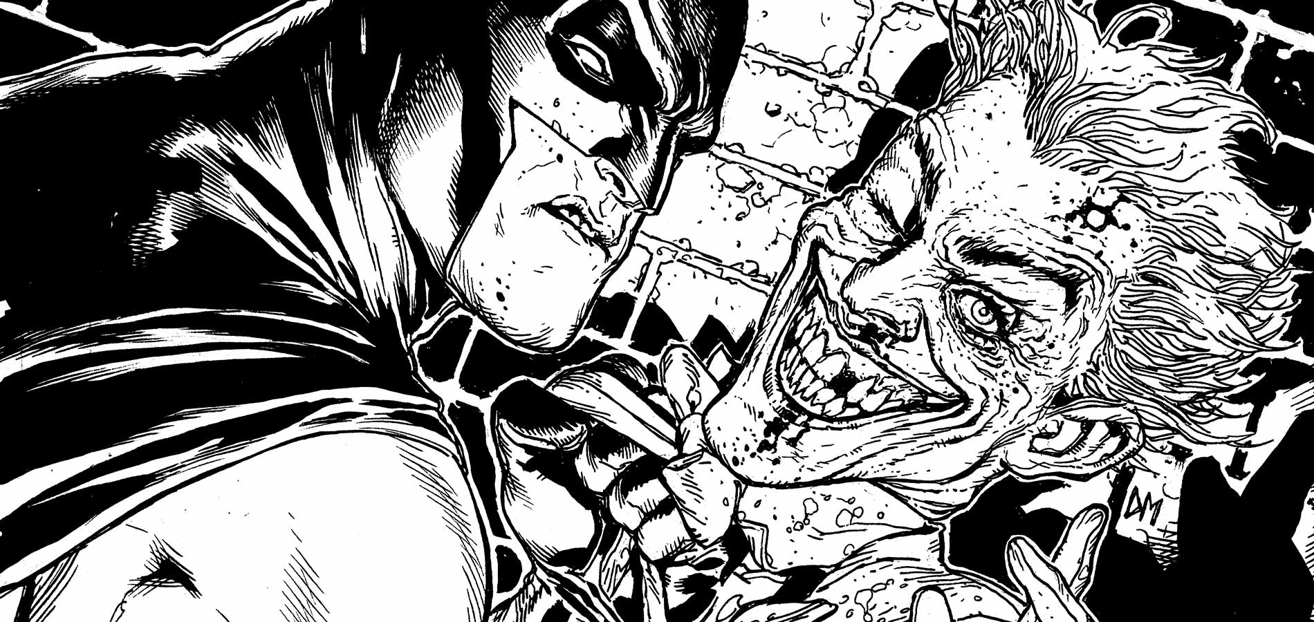 Black and White DC Comics Superhero Logo - BATMAN BLACK AND WHITE