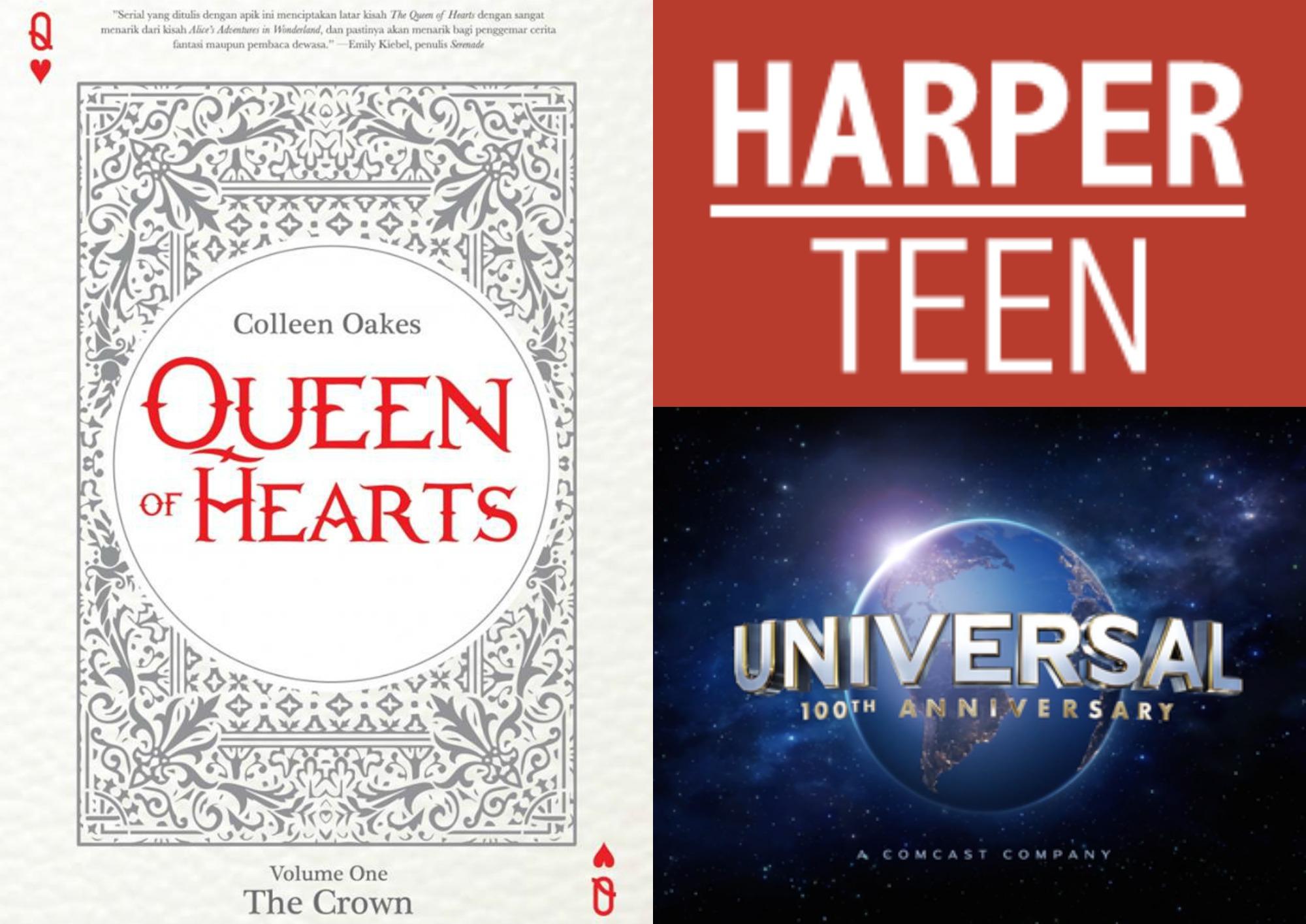Queen of Hearts Red Logo - TB EXCLUSIVE} Universal Picks Up Hot Upcoming Fantasy Book Series ...