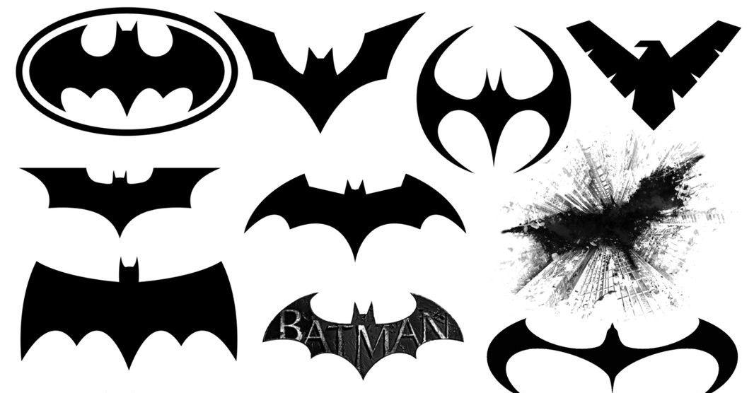 Black and White DC Comics Superhero Logo - 10 Sets of Free DC Comics Superhero Brushes