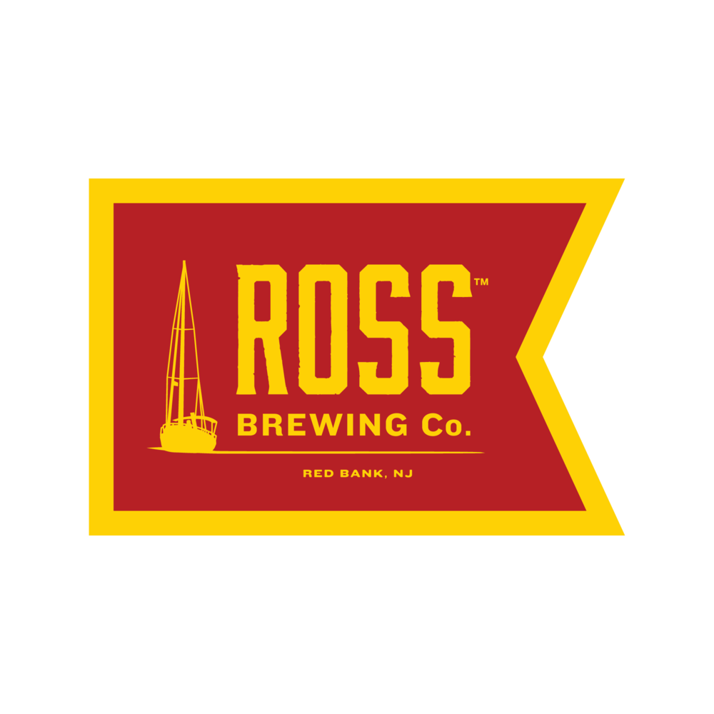 Orange and Red Bank Logo - Ross Brewing Company