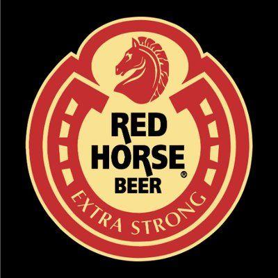 Red Horse in Circle Logo - Red Horse Beer