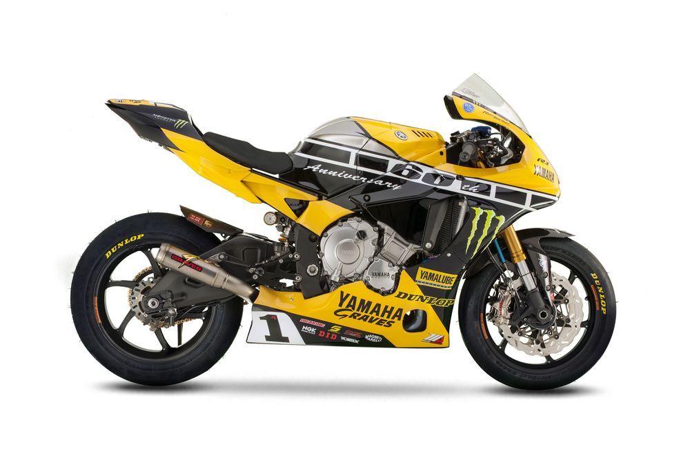 Motor Black and Yellow Logo - Special Yellow And Black Livery Celebrates Yamaha's 60th Anniversary