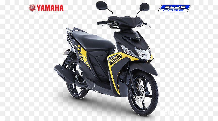 Motor Black and Yellow Logo - Yamaha Motor Company Scooter Yamaha Mio Motorcycle Philippines