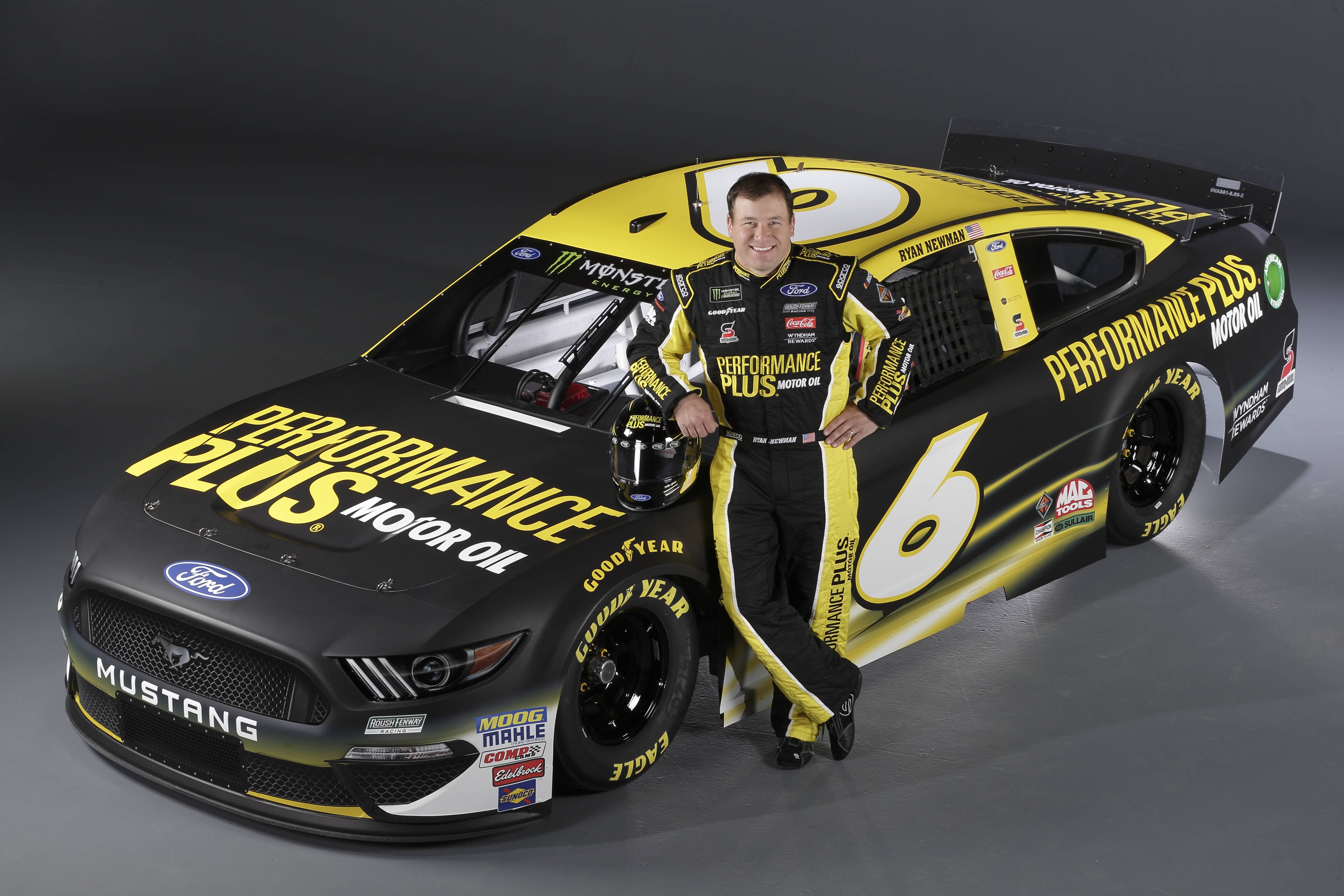 Motor Black and Yellow Logo - Newman to Sport Performance Plus Motor Oil Black and Yellow in 2019