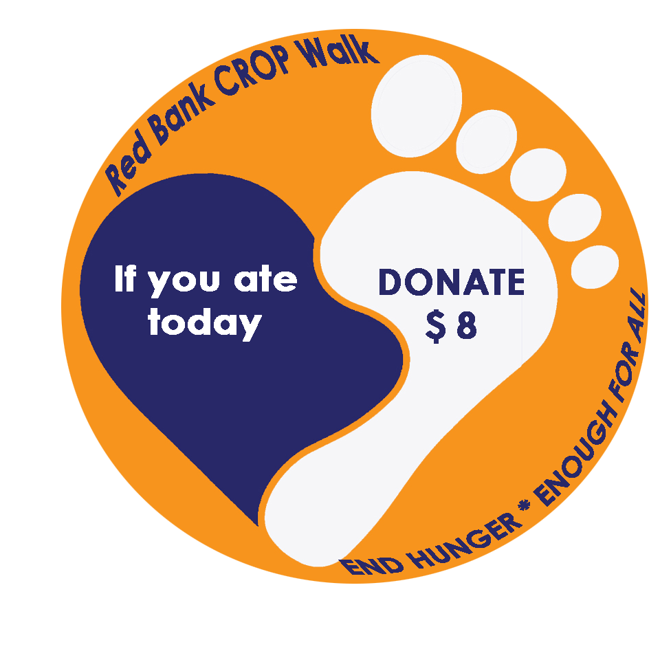 Orange and Red Bank Logo - Red Bank CROP Hunger Walk: IF YOU ATE TODAY.DONATE $8.00