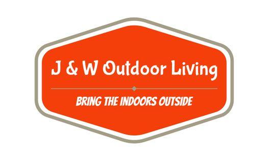 Orange and Red Bank Logo - Red Bank Project. J & W Outdoor Living
