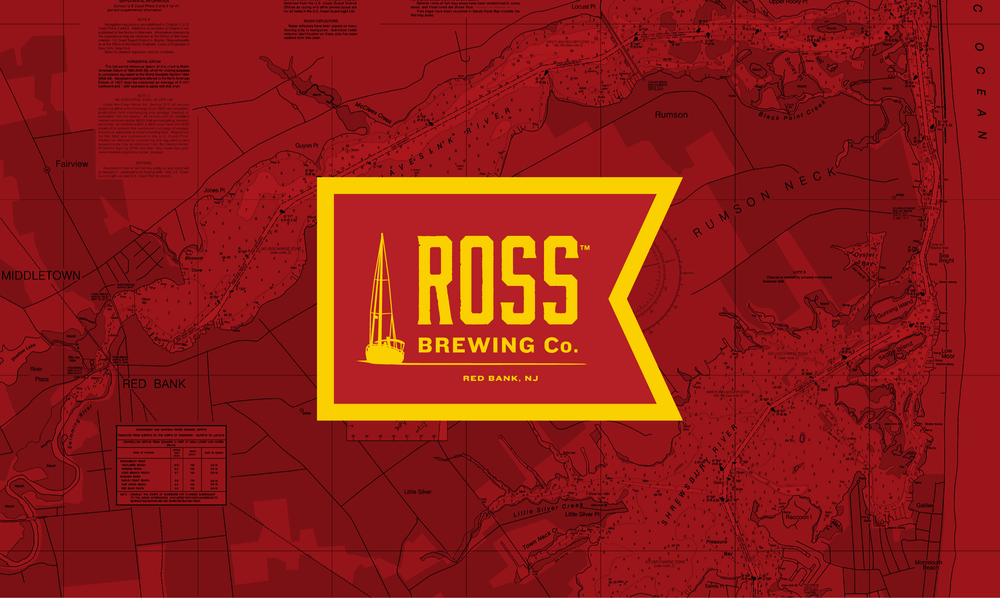 Orange and Red Bank Logo - Ross Brewing