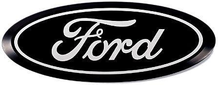 White Ford Logo - Ford Emblems