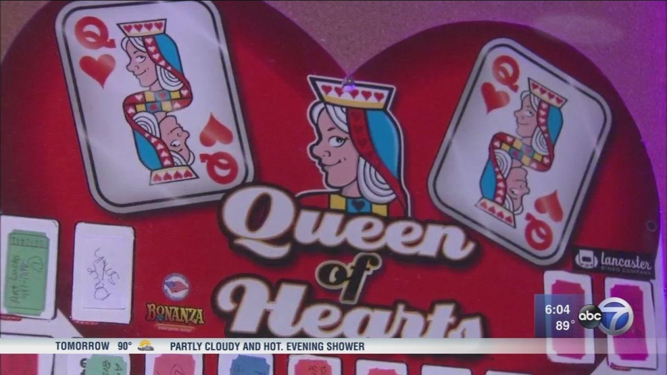 Queen of Hearts Red Logo - LaSalle man wins $1.6 million Morris VFW Queen of Hearts jackpot ...