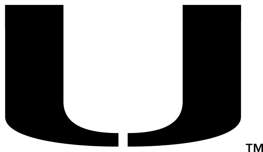 The White U Logo - University of Miami Official Logo Archive