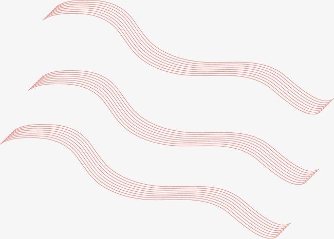 Orange and Red Wavy Lines Logo - Red Wavy Line, Line Vector, Cartoon Lines, Vector Wavy Lines PNG