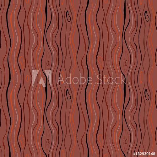 Orange and Red Wavy Lines Logo - Seamless striped nature pattern. Vertical narrow wavy lines. Bark