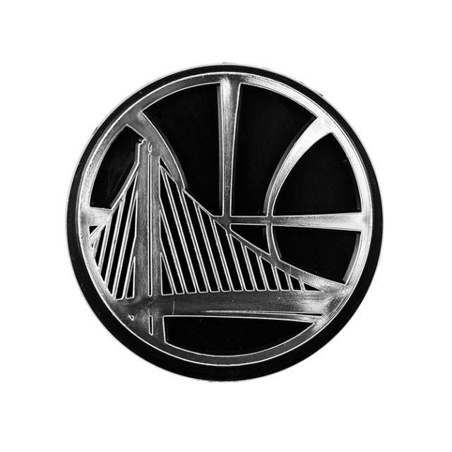 Warriors Logo - Golden State Warriors Logo 3d Chrome Auto Decal Sticker Truck or Car