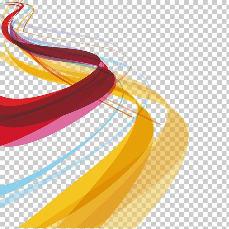 Orange and Red Wavy Lines Logo - Color Curve Graphic design, curves and wavy lines, red and yellow ...