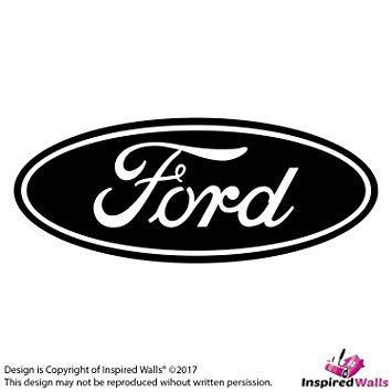 Black and White Ford Logo - Ford Logo Car Vinyl Sticker Decal Fiesta Mondeo Focus St Uk Funny ...