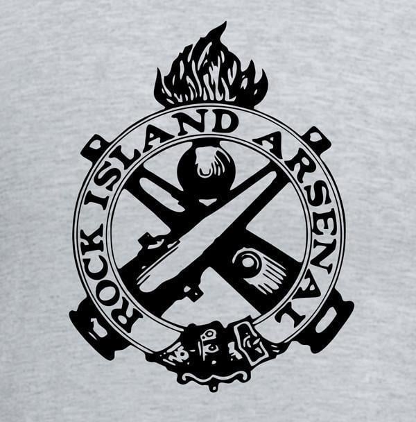 Rock Island Armory Logo - Rock Island Arsenal Crest T Shirt – Redheaded T Shirts