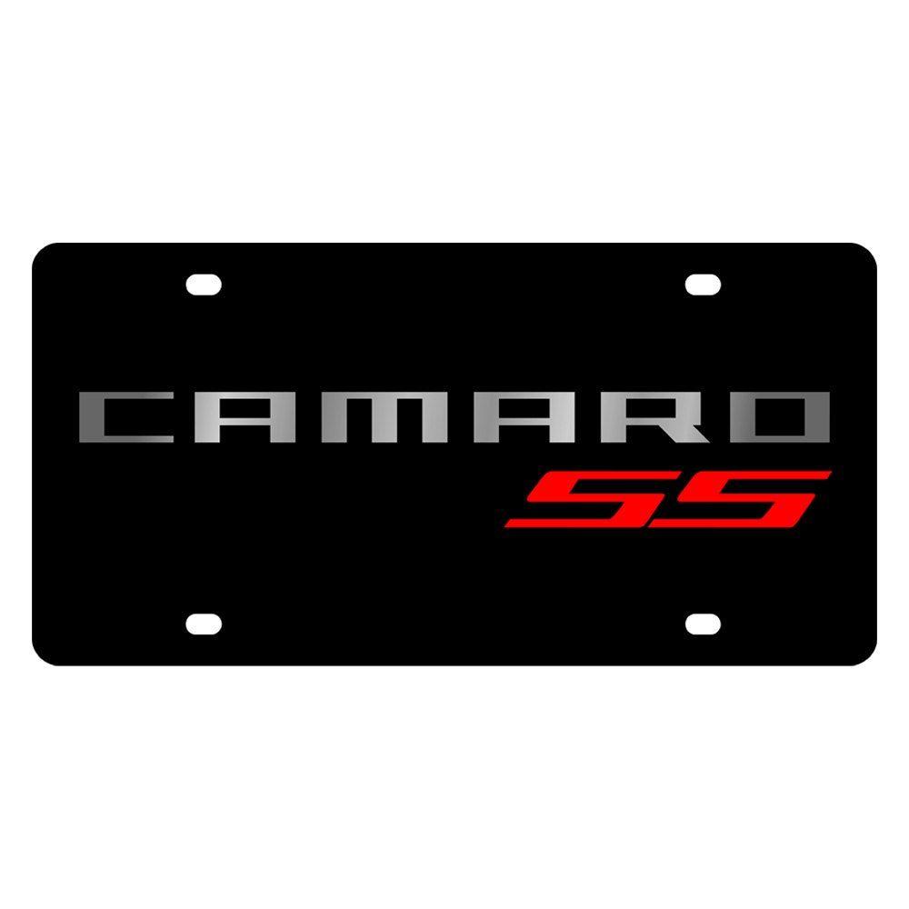 Camaro SS Logo - Eurosport Daytona® License Plate with Camaro SS Logo
