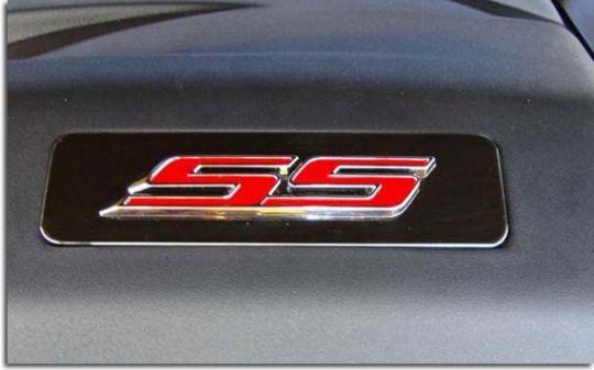 Camaro SS Logo - Camaro SS Logo Engine Cover Nameplate Emblem on Stainless or Carbon ...