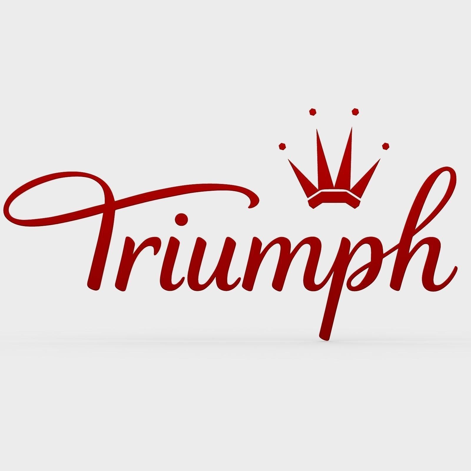 Triumph Logo - triumph logo 3D model | CGTrader
