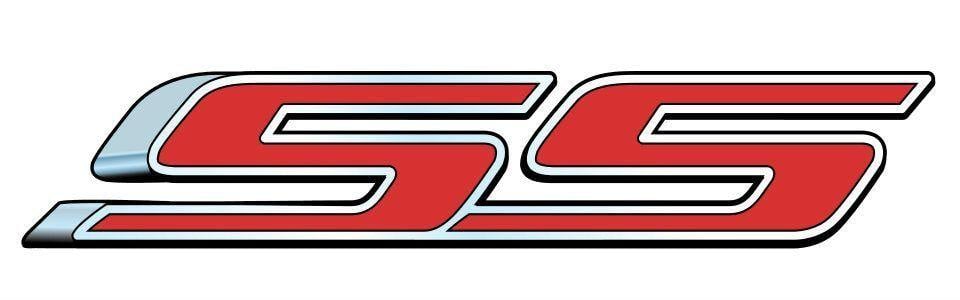 Camaro SS Logo - Red Camaro SS Emblem Metal Sign. Auto Gear Direct