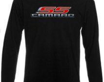 Camaro SS Logo - Camaro SS Logo T-Shirt Chevrolet Chevy Long Sleeve Tee Cool Men ...