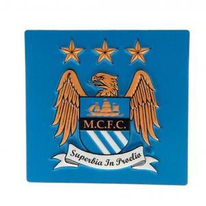 Blue Square F Logo - Manchester City Fc Man City Fridge Magnet Blue Square Football Crest ...