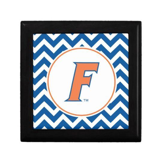 Blue Square F Logo - Orange & Blue Florida F Logo Gift Box | Zazzle.com