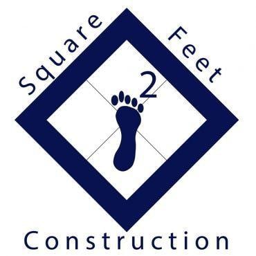 Blue Square F Logo - Square Feet Construction in Calgary, AB.ca