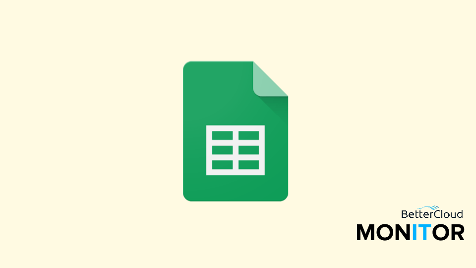 Google Sheets Logo - Insert Images Into Google Spreadsheet Cells - BetterCloud Monitor