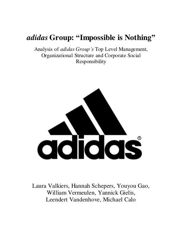 Adidas Group Logo - adidas Group- Management, Organizational Structure and CSR Analysis