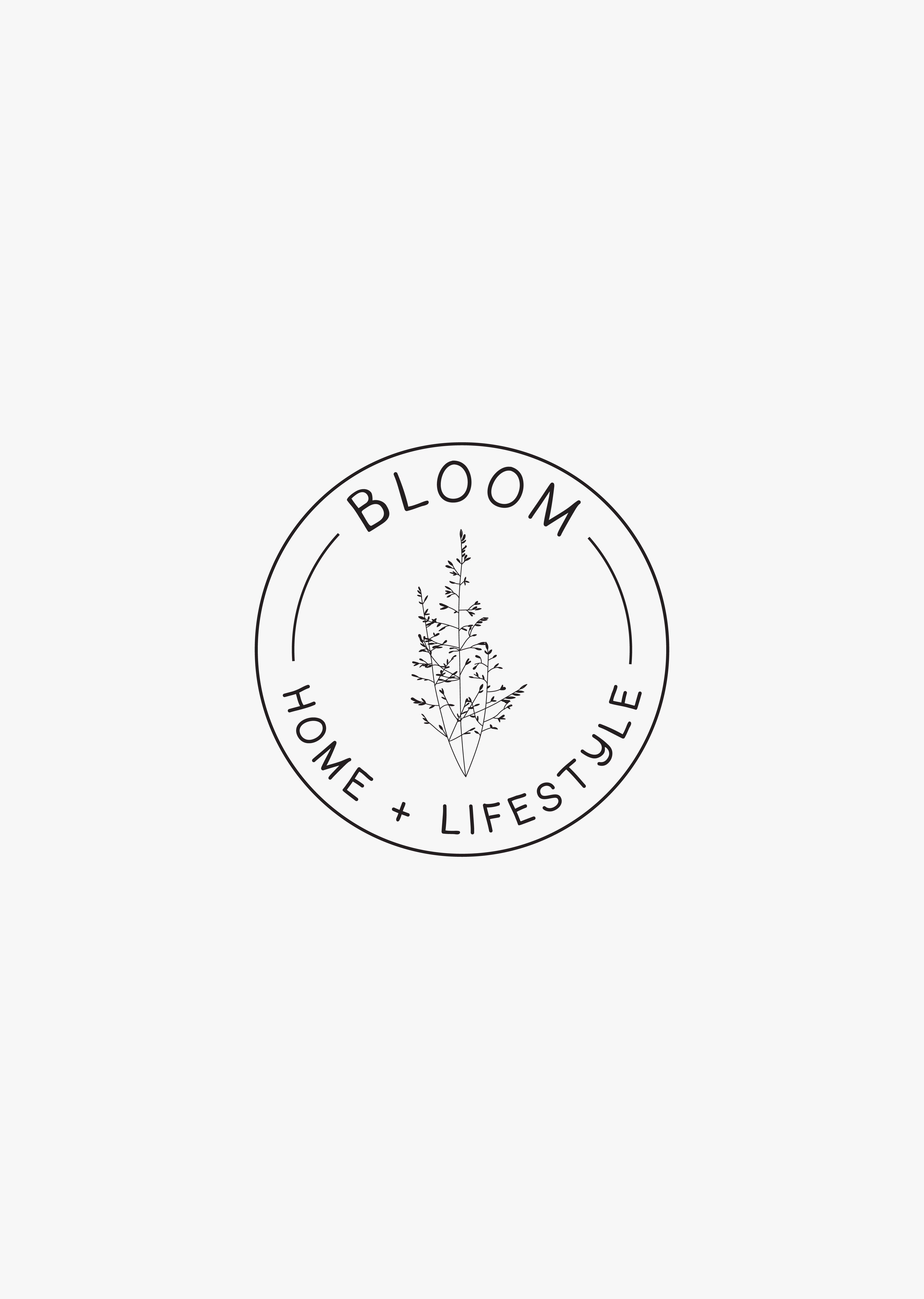 Rustic Round Logo - Logo set premade design floral botanical circle wedding branding kit ...