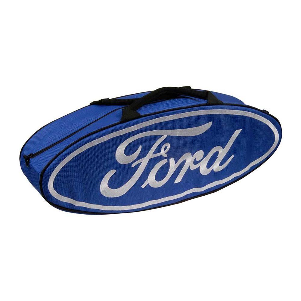 Ford Blue Oval Logo - Portable Canvas Tool Bag Blue with Ford Oval Logo | Garage Equipment ...