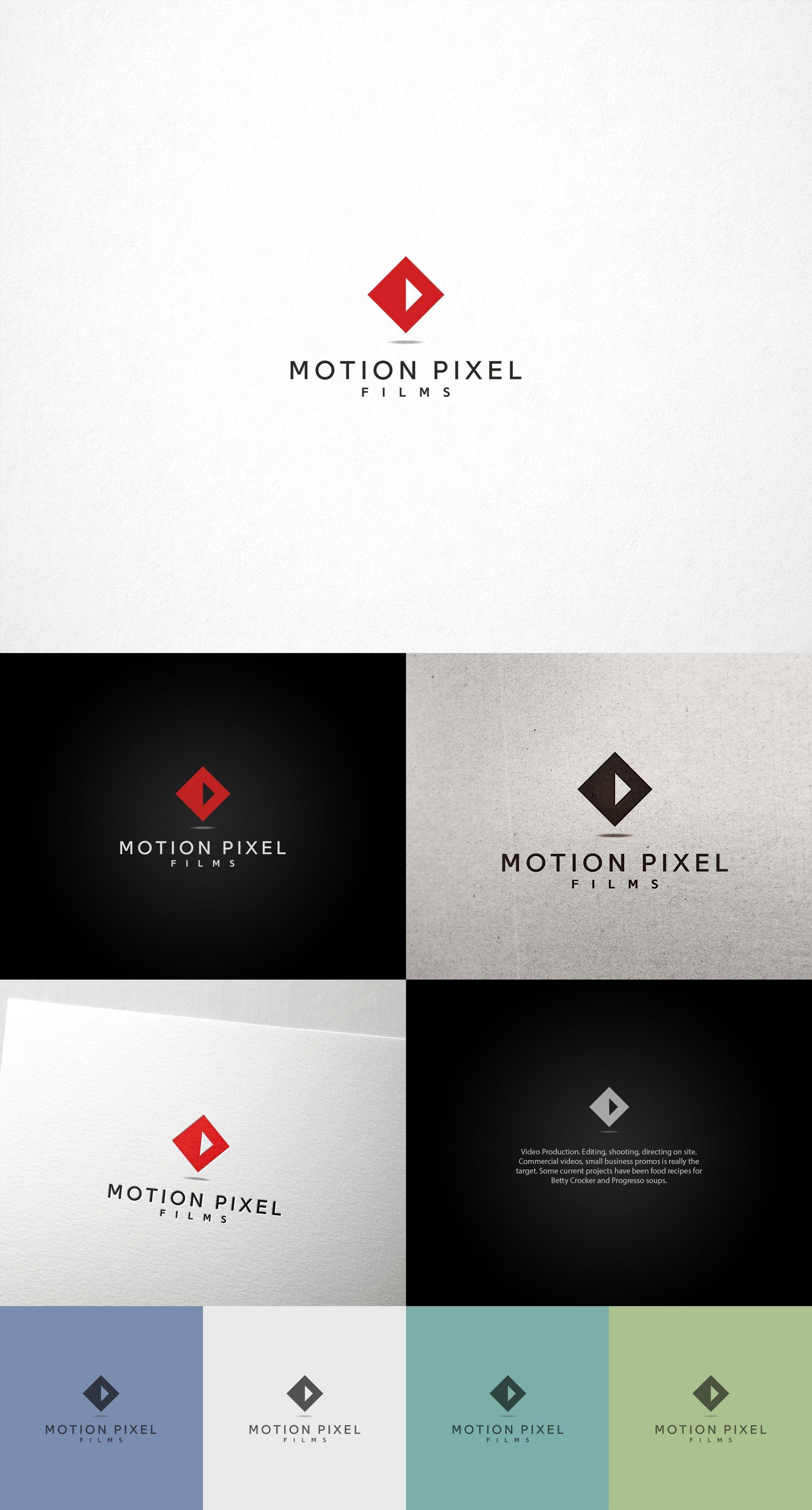 Small Sharp Logo - Modern, simple and sharp logo for Motion Pixel Filmsdesigns