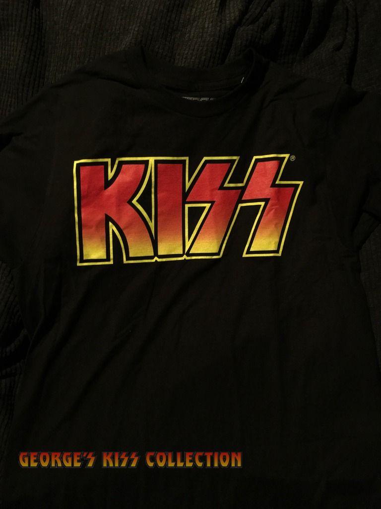 Classic Kiss Logo - Classic KISS Logo Black Shirt 2016 In - George's KISS Collection
