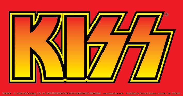 Classic Kiss Logo - Kiss Logo Stickers