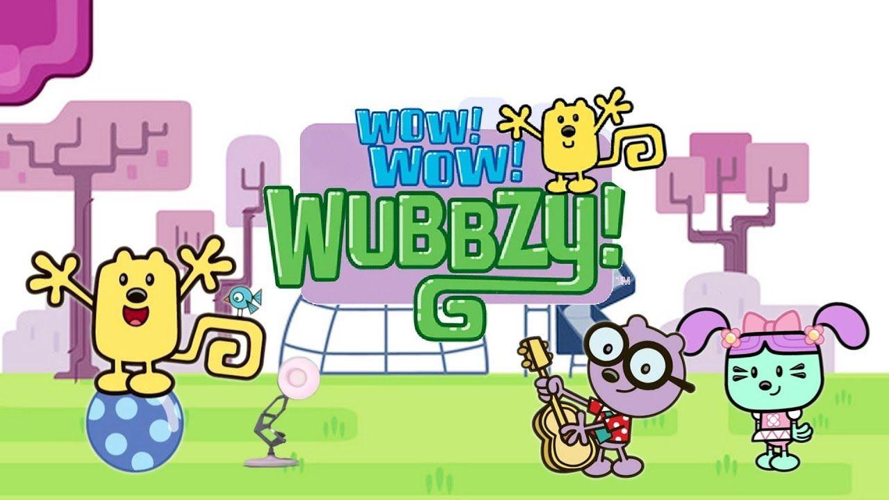 WoW WoW Wubbzy Logo - 1038-Wow! Wow! Wubbzy!-Nickelodeon Spoof Pixar Lamp Luxo Jr Logo ...