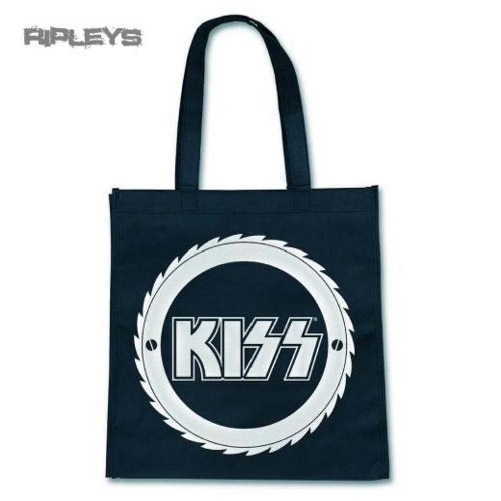 Classic Kiss Logo - Official Eco Shopper Tote Shopping Bag KISS Classic Logo Metal