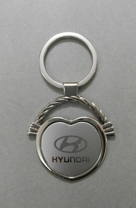 Heart Car Logo - Oyedeal Car Logo Hyundai Heart Shape Key Chain Oyedeal Car