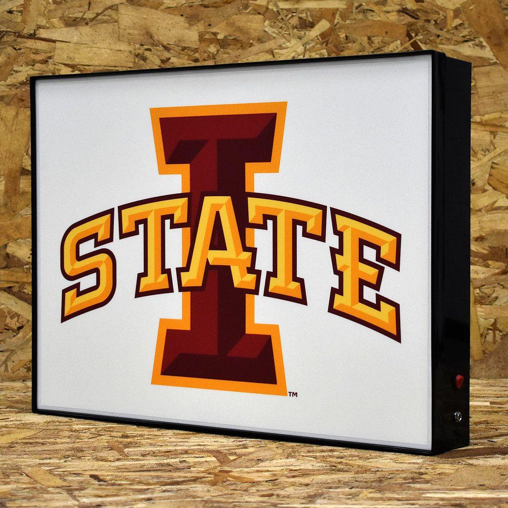 Lit Basketball Logo - Iowa State™ Primary Logo Lit Sign — Sign Pro of Ames