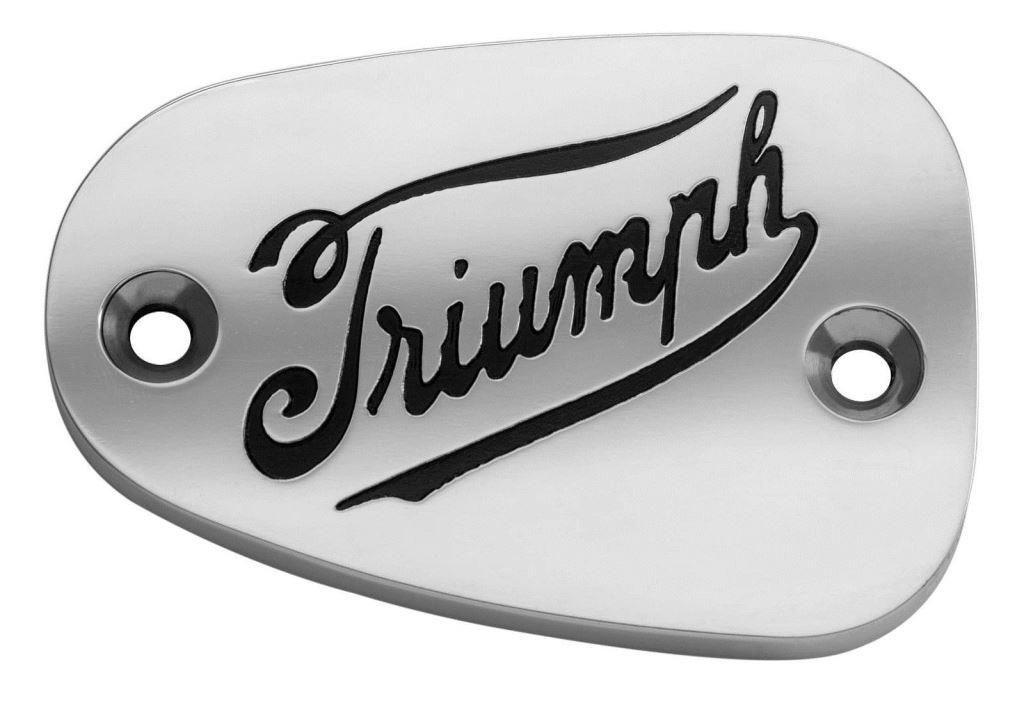 Triumph Logo - TRIUMPH Bonneville Master Cylinder Brake Fluid Cap Cover T100