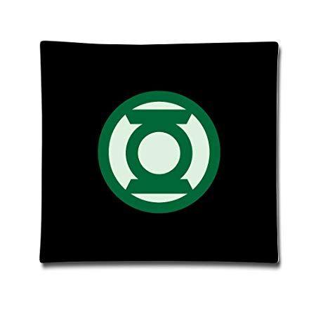 Green w Logo - Green Lantern Famous Logo Design Adult Pillow Cases 18