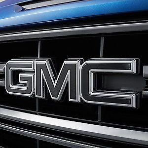 Black GMC Logo - 2015 - 2019 Genuine OEM GMC Sierra Black Letters Grille and Rear ...