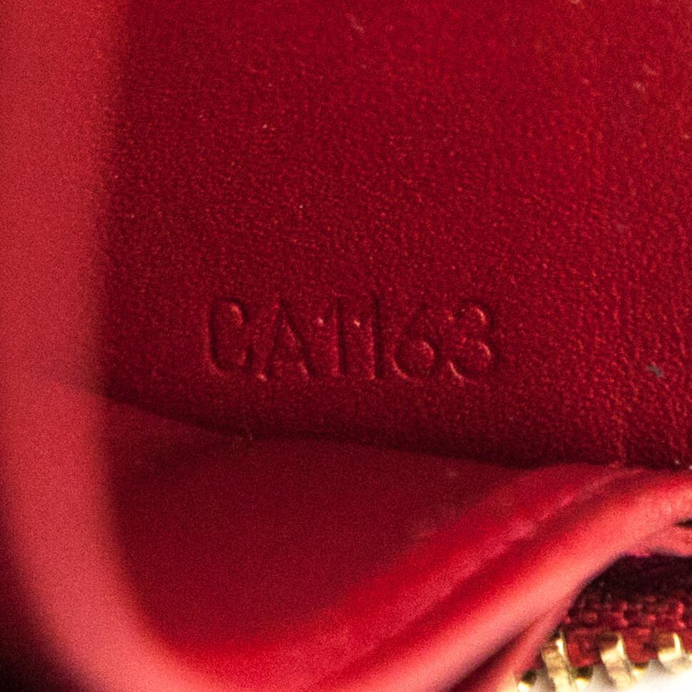 Louis Vuitton Red Logo - Louis Vuitton Red Empreinte Vernis Zippy Wallet - LV Wallets